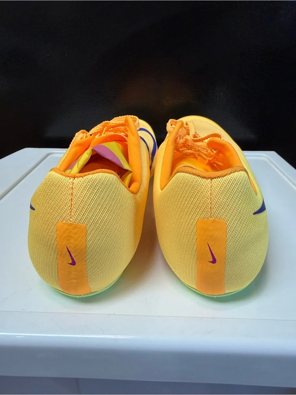 Nike Zoom Ja Fly 4 Track Spikes Citron Pulse DR2741-800 Men’s Size 10.5 Sprint